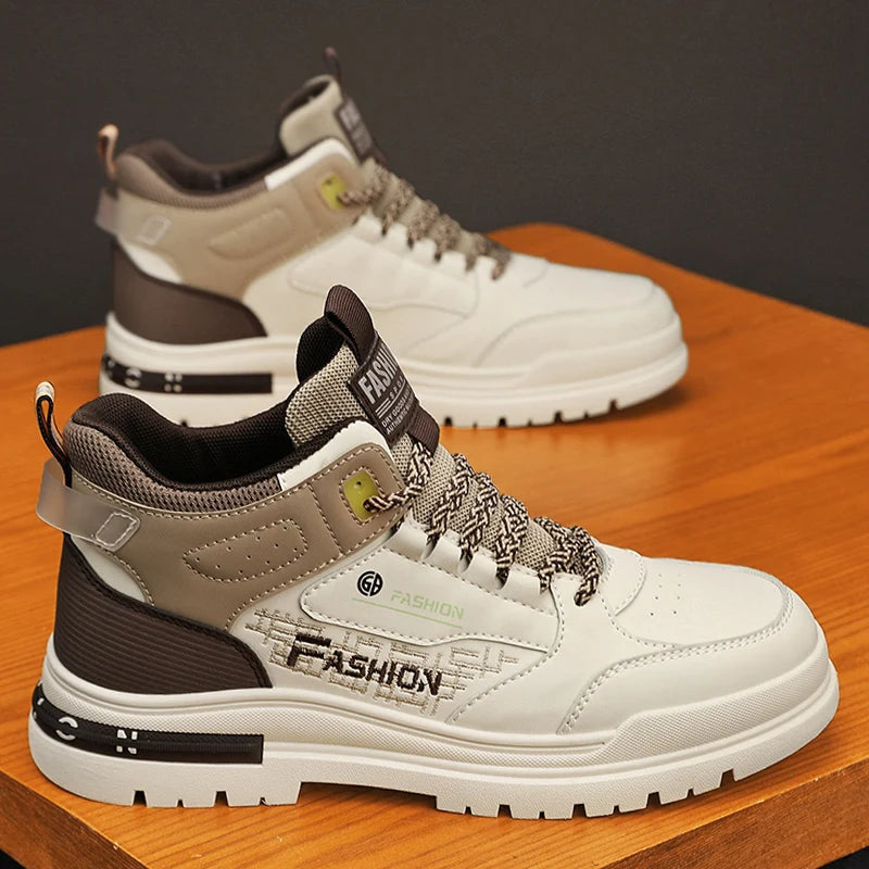 Zapatillas Casual Vulcanizadas para Hombre – Zapatos de Suela Blanda para Caminar y Exteriores