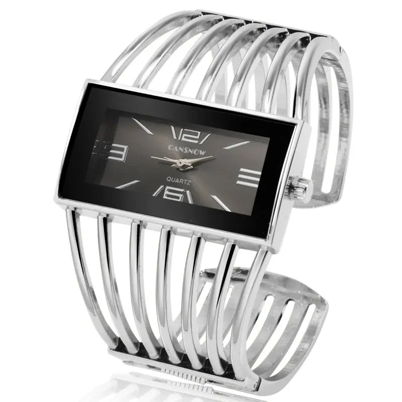 Reloj de pulsera de lujo para mujer, reloj de pulsera único para mujer, de acero inoxidable dorado, Relogio Feminino Saati, regalos para mujer, reloj