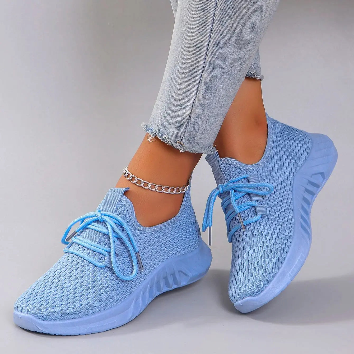 Zapatos planos de malla transpirable de verano para mujer, zapatos de mujer, zapatillas deportivas casuales, liquidación con envío gratis