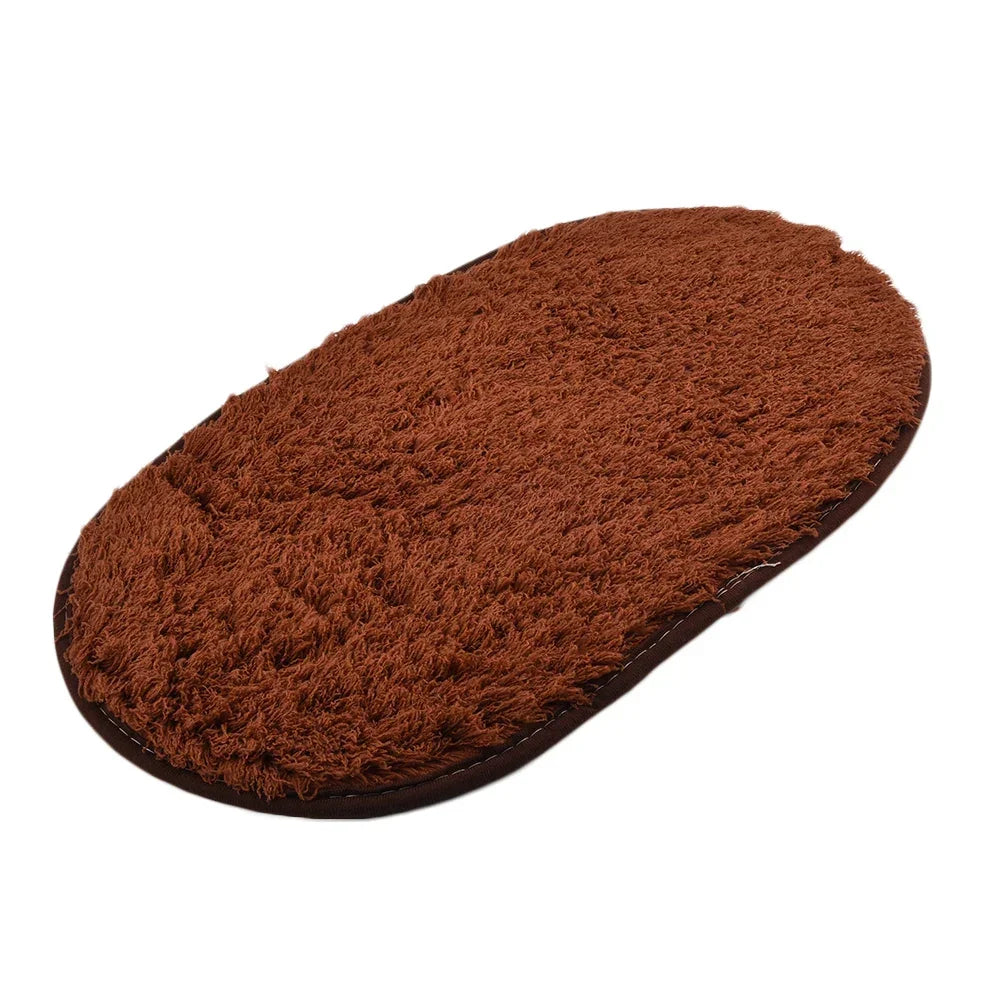 Alfombrillas de baño antideslizantes de cachemir de 30 x 50 cm, alfombra de piso para inodoro, fuerte absorción de agua, alfombra suave para ducha, cocina, dormitorio, accesorios de baño