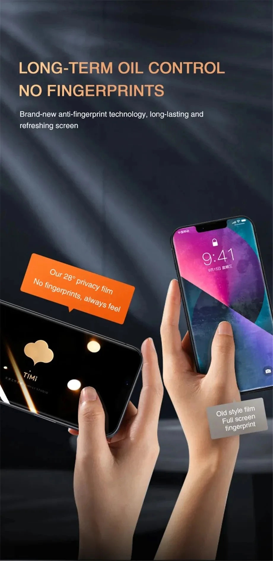 Lot de 1 à 2 films de protection d'écran de confidentialité pour iPhone 16, 15, 13, 11, 14Pro Max, verre trempé anti-espion pour iPhone X, XS Max, XR