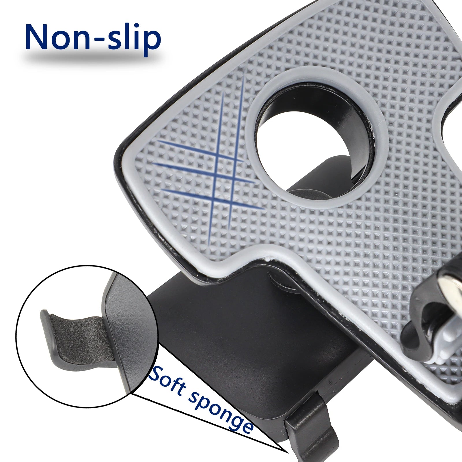 Soporte de teléfono móvil para salpicadero, soporte para coche, salpicadero, rotación de 360°, soporte multifuncional, soporte universal para GPS, clip