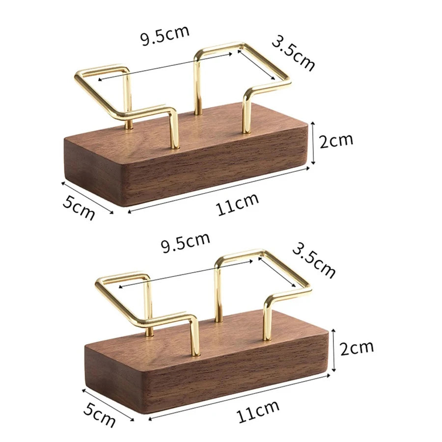 Tarjetero Organizador de Tarjetas de Negocio Soporte de Exhibición para Escritorio Accesorios de Oficina para Mostrador de Notas Estantería de Mesa Soporte de Madera para Tarjetas Almacenamiento en el Hogar