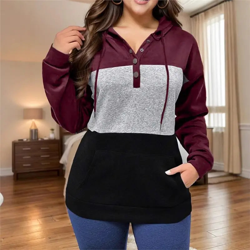 Women’s Color-Block Hoodie