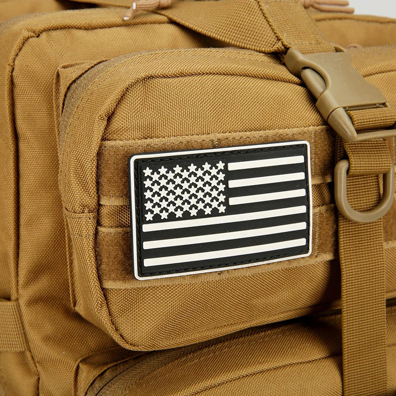 Sac à dos de randonnée - Bretelles réglables, fermeture éclair, sac à dos de voyage et de sport pour camping, randonnée, cyclisme et sports de plein air