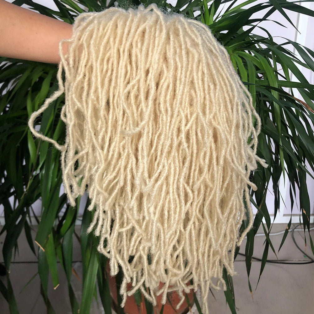 10Inches Braided Wigs Afro Bob Wig Synthetic DreadLock Wigs For Black Woman Short Curly Ends Cosplay Yun Rong Hair
