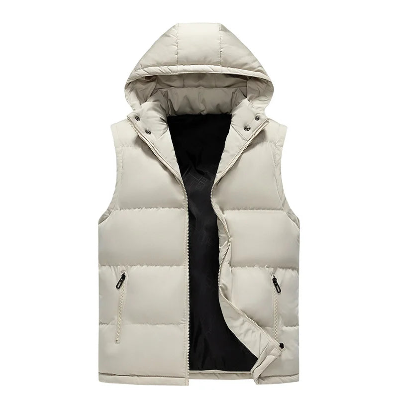 Japanese Hooded Down Vest – Warm, Windproof & Effortlessly Stylish