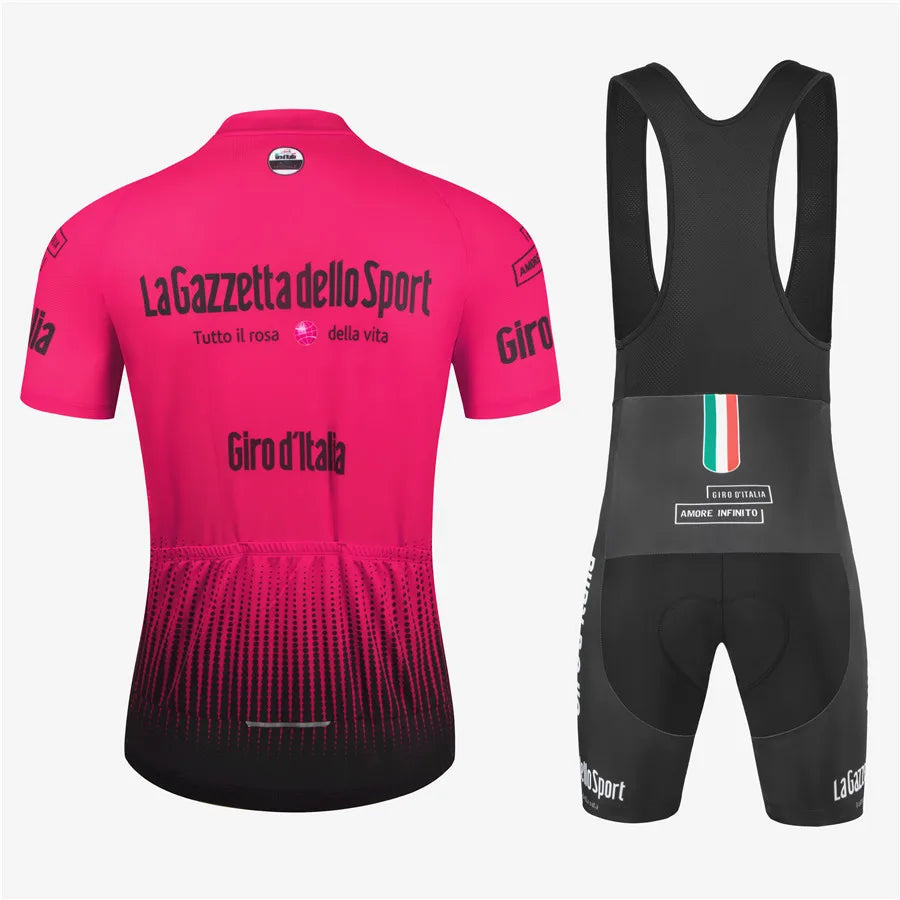 Tour Of Italy Ropa De Ciclismo Maillot Conjunto De Verano Bicicleta De Carretera De Manga Corta Ropa De Ciclismo Hombre Conjunto De Maillot Mtb Ropa Deportiva