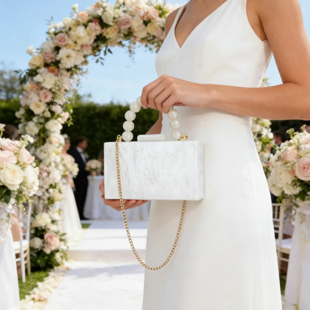 Pearl Clutch Bag