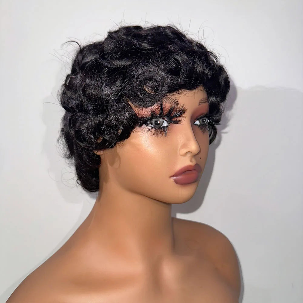 Curly Pixie Cut Wig