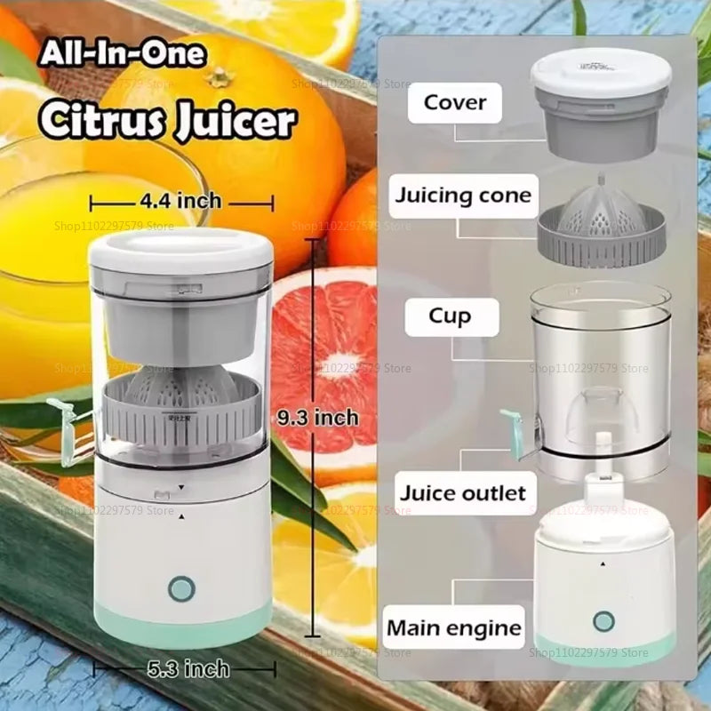 Portable Electric Juicer – USB Rechargeable & Powerful