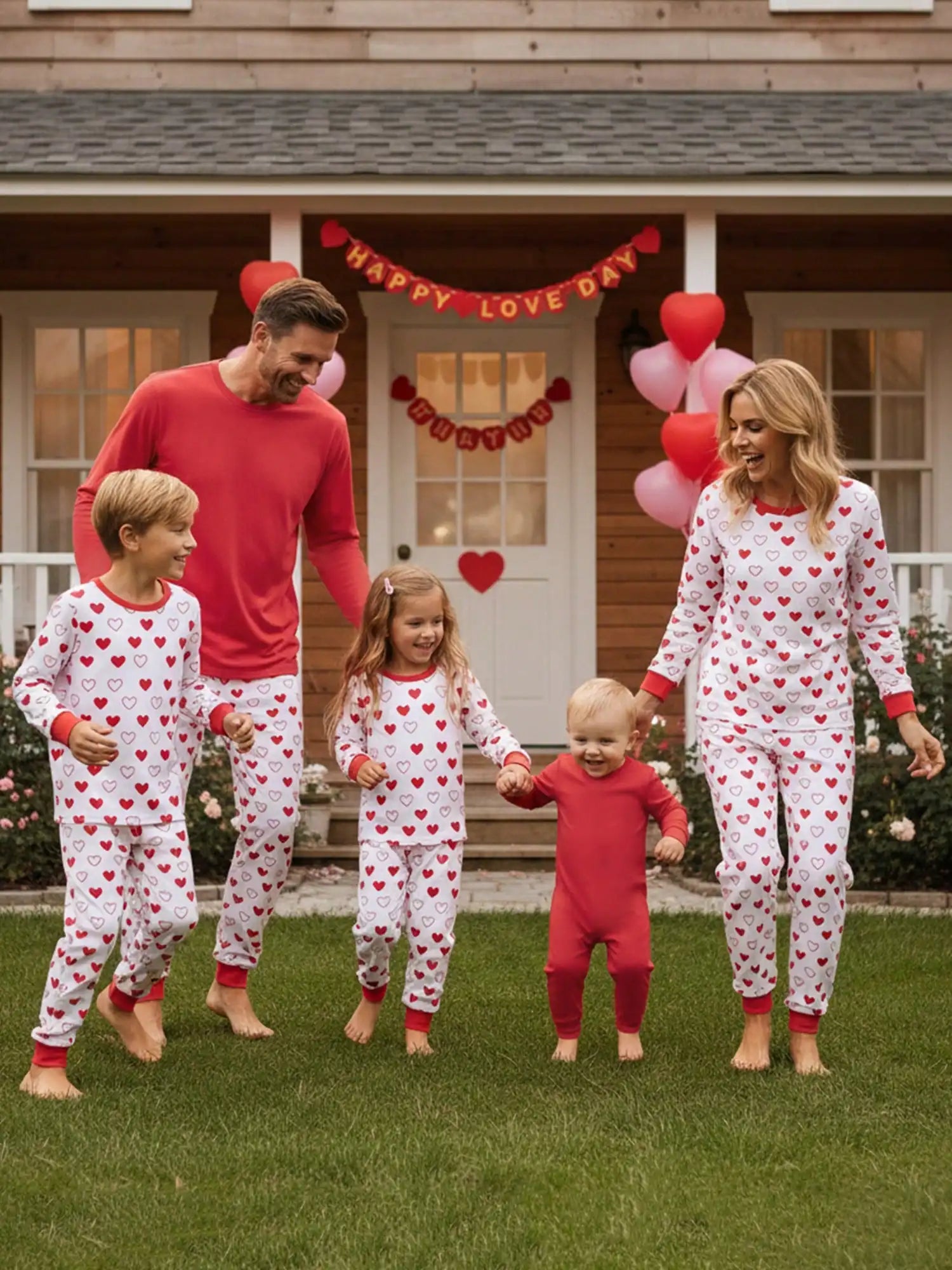 Family Heart Pajamas