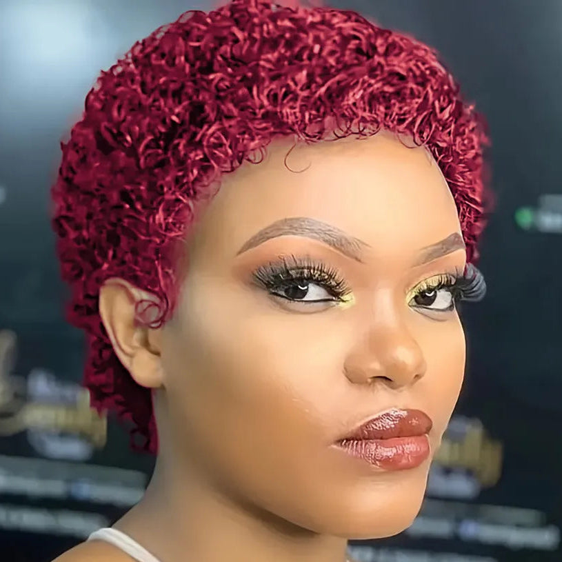Afro Curly Pixie Wig