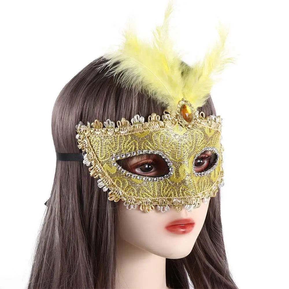 Máscara de bailarina, disfraz de carnaval, accesorios para mujeres y hombres, máscara de media cara de Halloween, máscaras para fiestas de graduación, accesorios de cosplay para fiestas