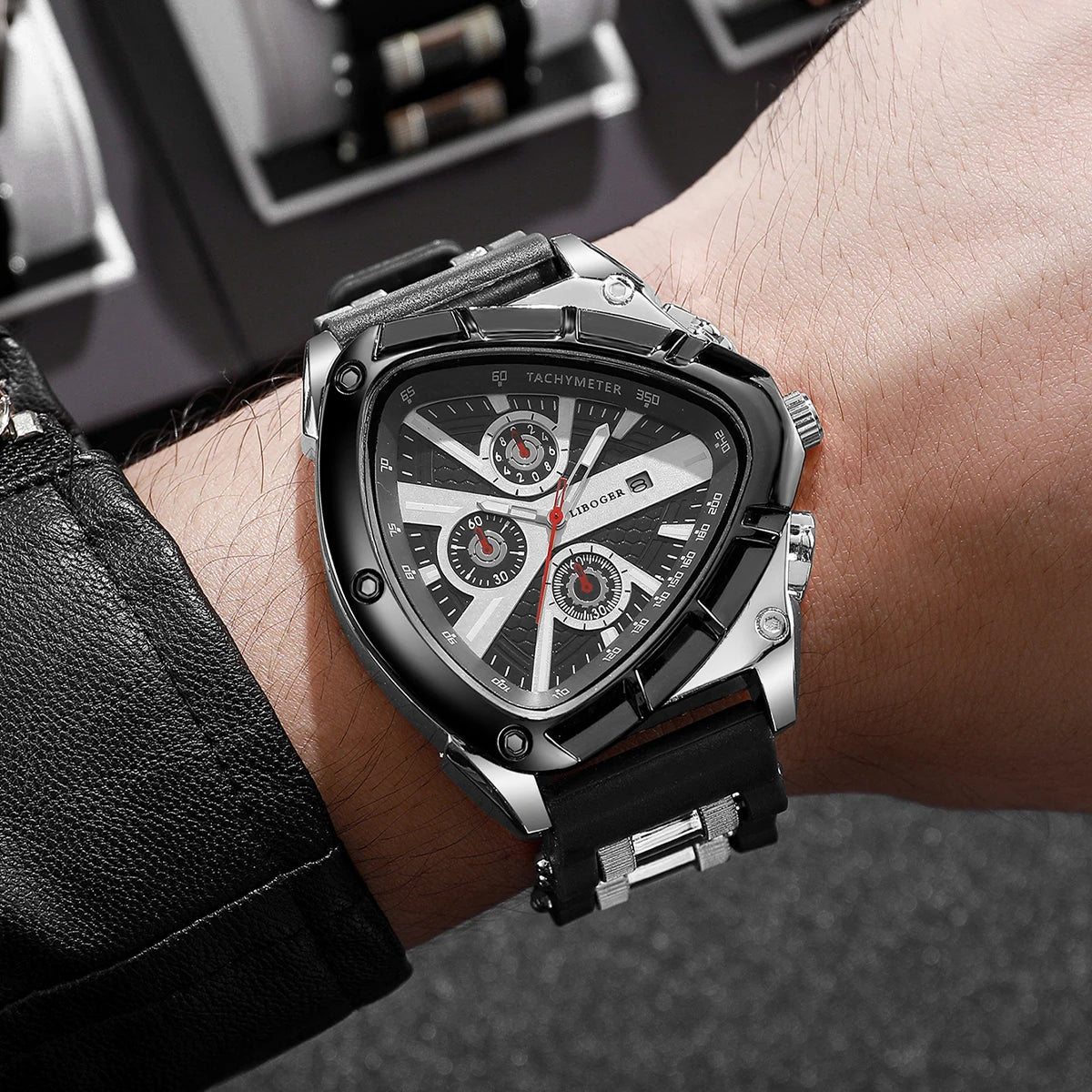 Men’s Silicone Strap Sports Watch