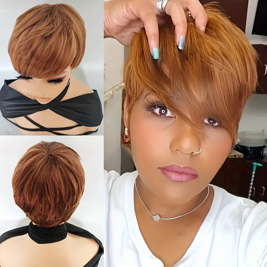 Salt & Pepper Shag Pixie Wig
