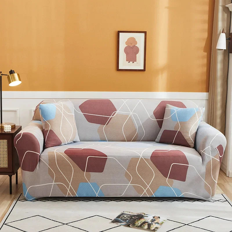 Stretch Printed Sofa Cover