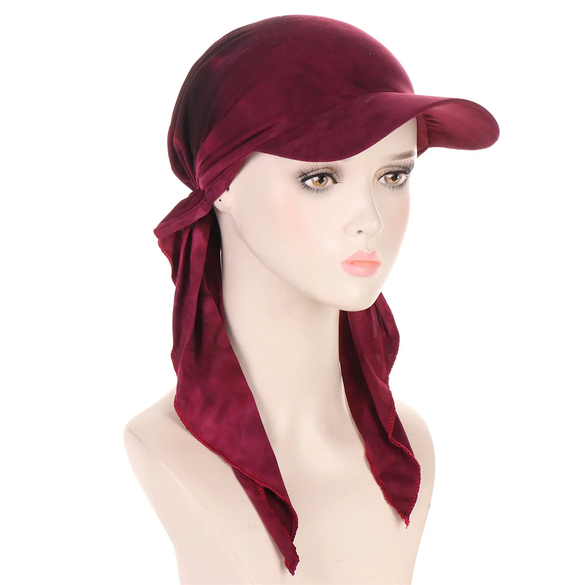 Brim Hijab Baseball Cap