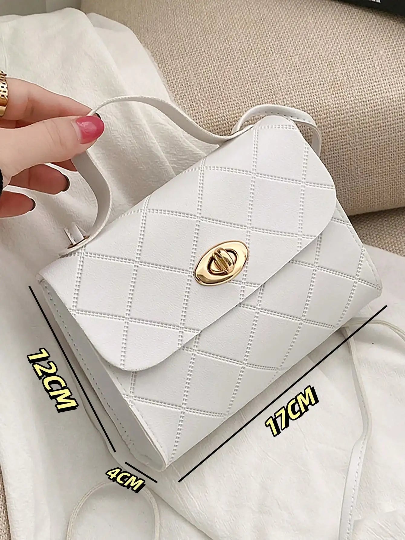 Quilted Mini Flap Bag