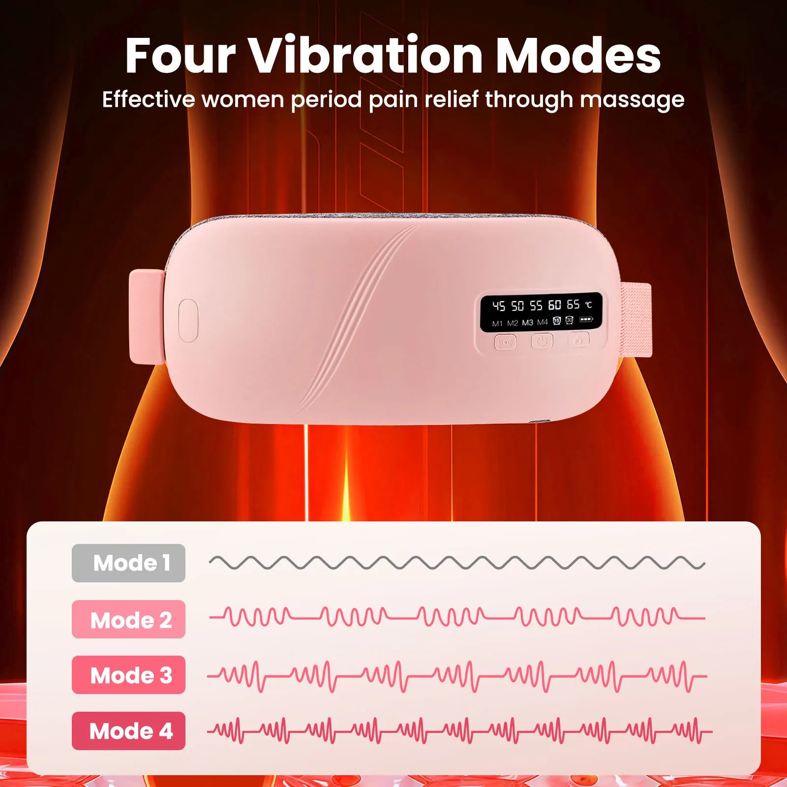 Cinturón de alivio menstrual