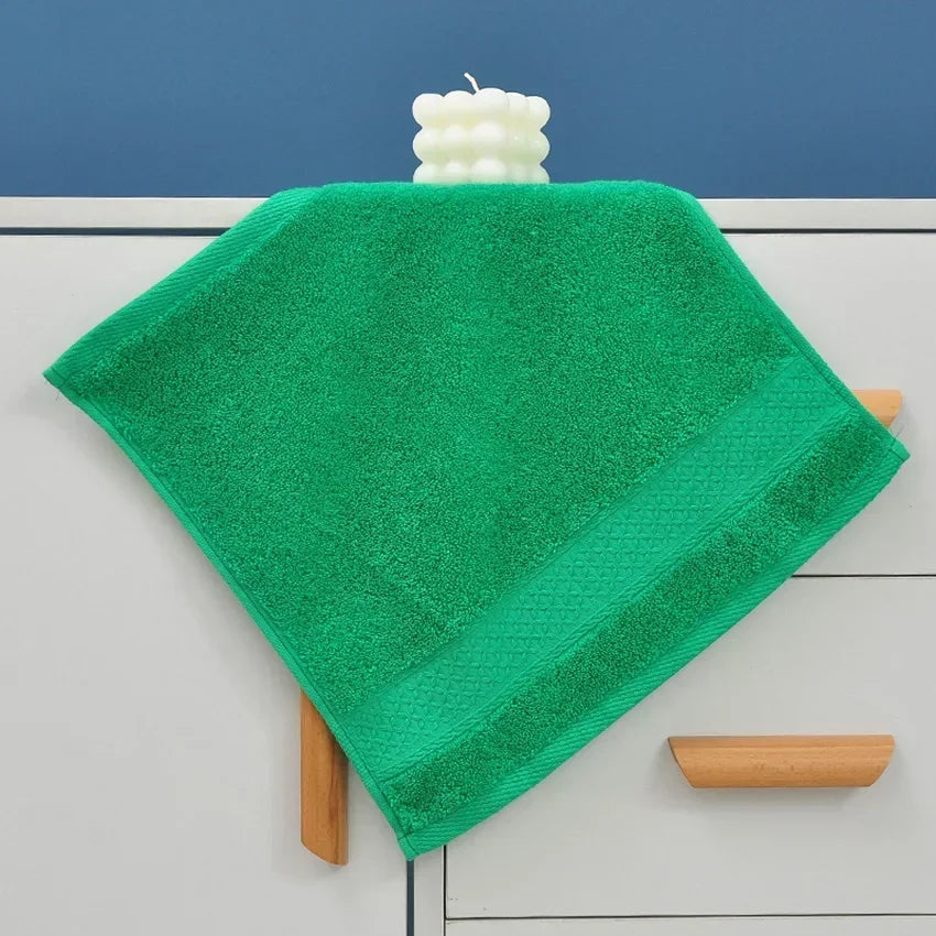 20 toallas de mano pañuelo de colores, algodón de alta calidad, toalla pequeña de color liso suave y grueso de 34*34cm para adultos y niños, toallas.