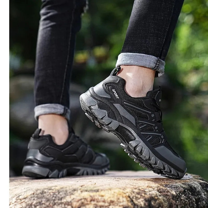 Zapatillas de Senderismo para Mujer y Hombre, Zapatos de Trekking al Aire Libre, Botas de Escalada, Acampada, Antideslizantes, Impermeables, para Caminar, Correr y Entrenar