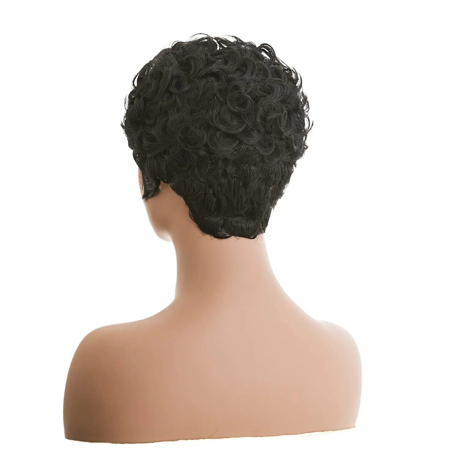 Peluca corta Pixie para mujeres negras, pelucas cortas afro naturales negras Pixie, peluca corta Pixie para mujeres negras África