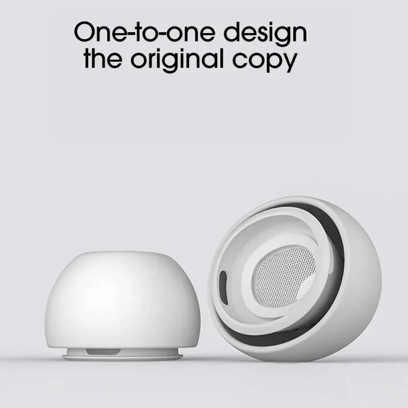 Puntas de silicona suave para Airpods Pro 1/2 Gen Fundas protectoras para auriculares Orificio de reducción de ruido Almohadillas para Apple Air Pods Pro