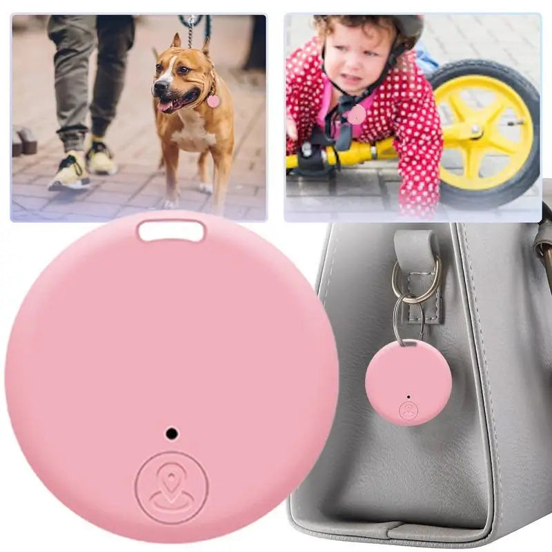 Mini localizador GPS alarma antirrobo cartera llavero etiqueta inteligente rastreador compatible con Bluetooth llavero localizador de llaves para perros, mascotas y niños