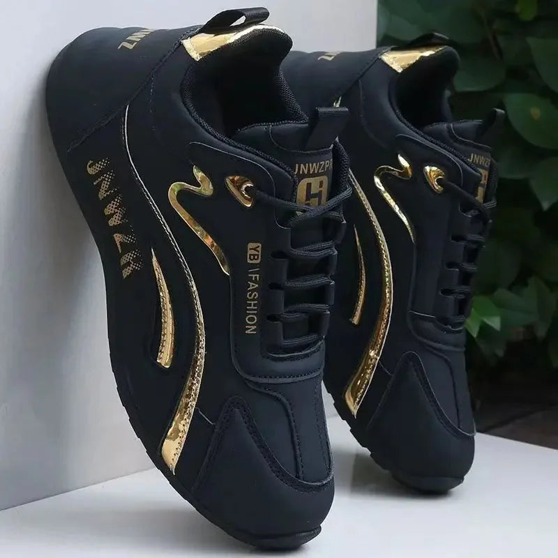 Zapatos de hombre a la moda, casuales de otoño, ligeros, impermeables, antideslizantes, deportivos, estilo "Dad Shoes", resistentes al desgaste para mediana edad y jóvenes