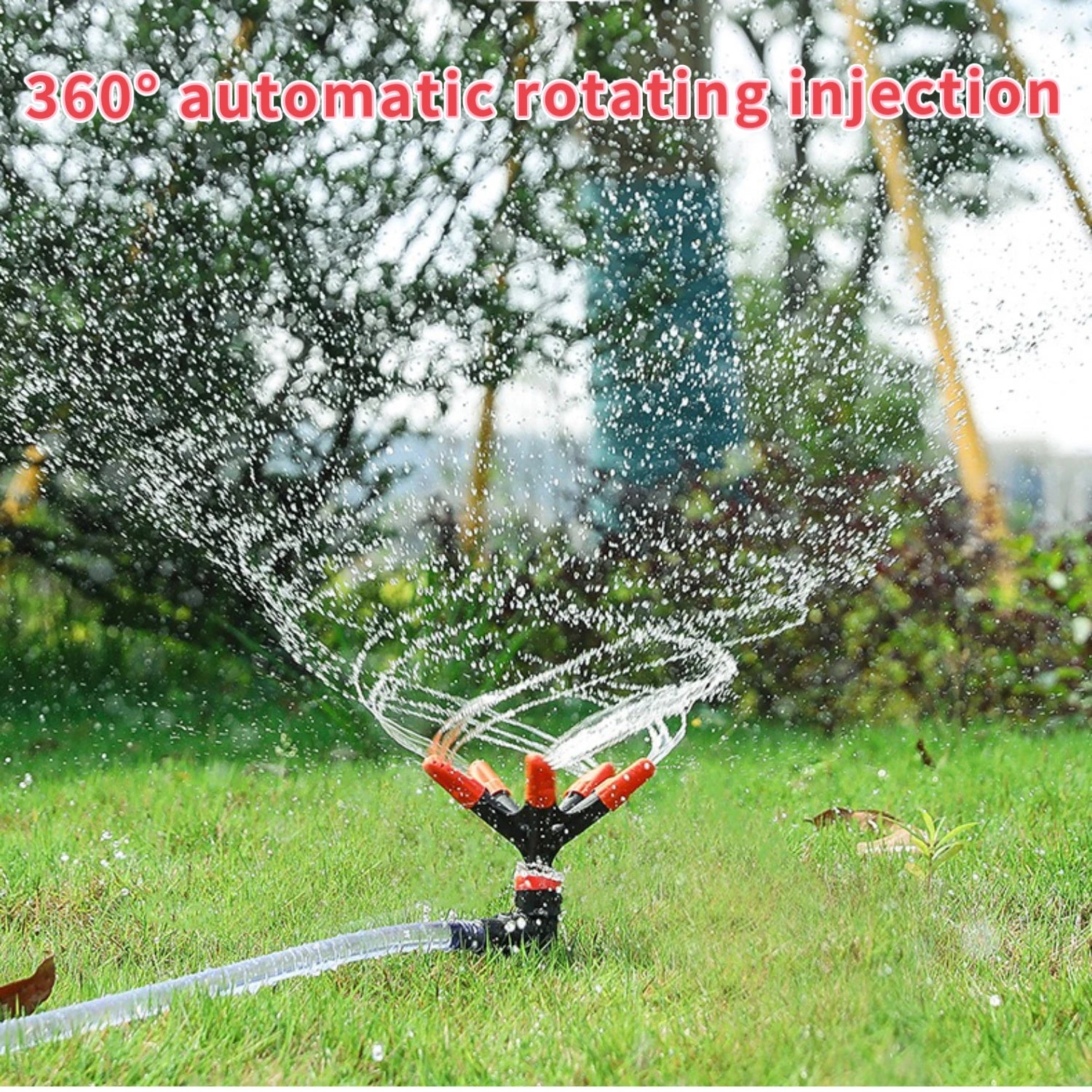 Garden Rotary Water Sprinkler Agriculture Watering 360 Degrees Automatic Sprinkler Irrigation lawn sprinkler 1 Pc