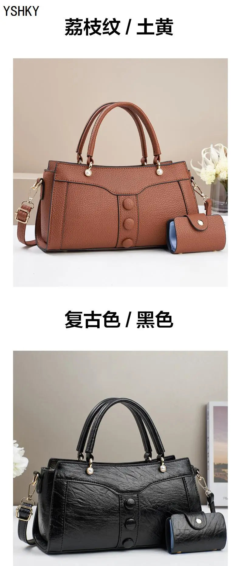 Bolso de hombro nuevo para mujer, bolso de diseñador de lujo para mujer, bolsos de mano de cuero con estampado de monograma, bolso de hombro único