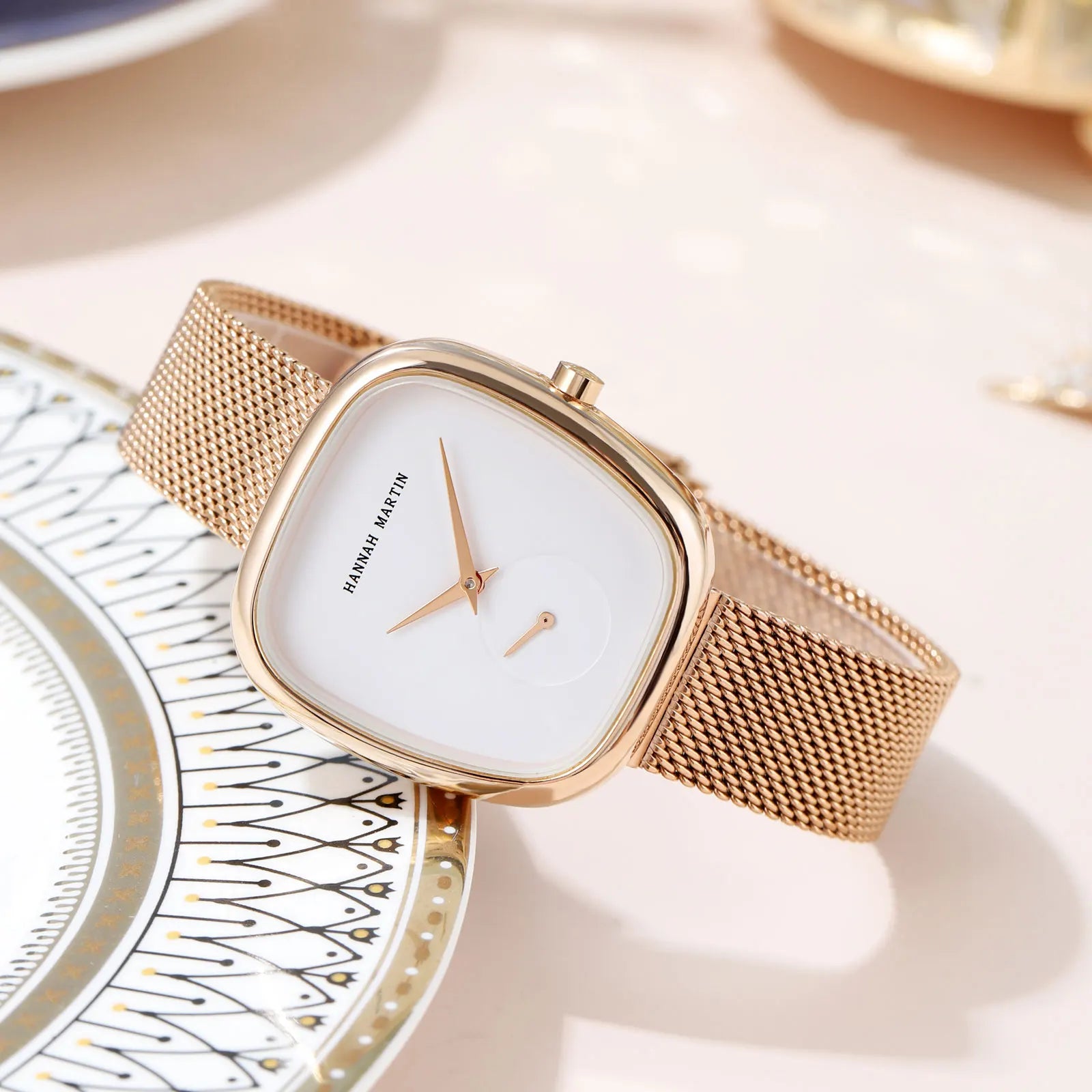 Reloj de pulsera para mujer de cuarzo, de marca superior, de moda de lujo, con movimiento japonés, diseño original, impermeable, con caja de regalo