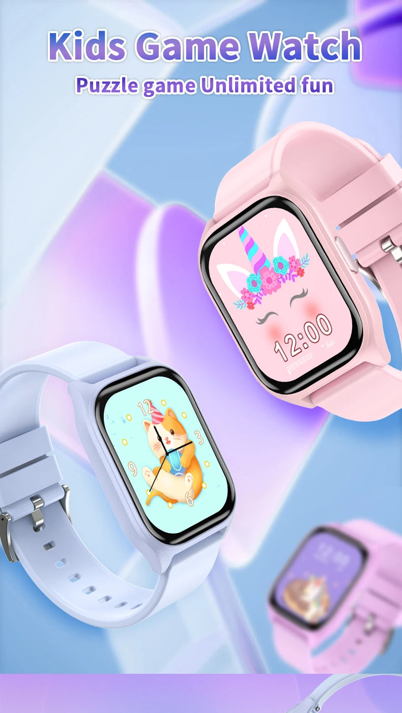 Kids Smart Watch Girls Boys SmartWatch for Kids Smartwatch Gifts for 4-15 Years Old Sports Pedometer Birthday Gift for Children