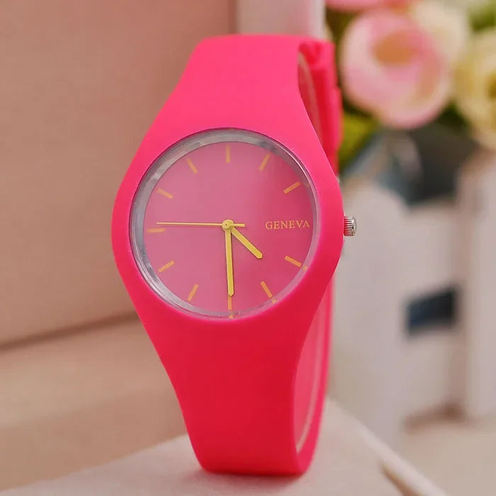 Reloj Mujer 2021 Relojes de Mujer de Marca Famosa Reloj de Cuarzo para Mujer Moda Casual Deportivo Reloj de Pulsera de Silicona Hot Kobiet Zegarka
