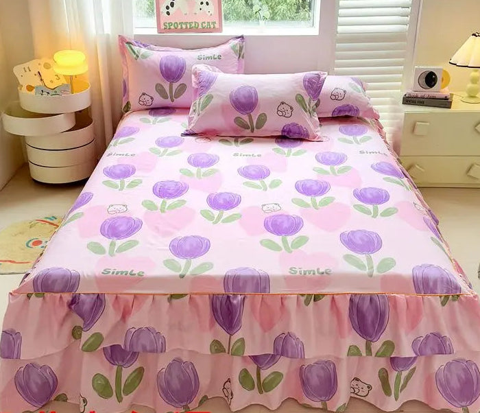 Par de fundas de almohada ultrasuaves con estampado floral