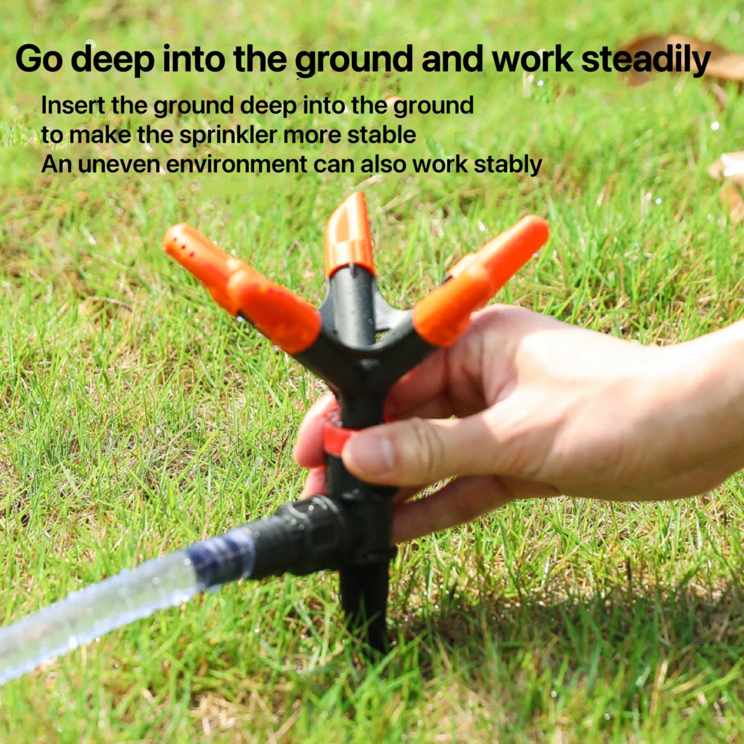 Garden Rotary Water Sprinkler Agriculture Watering 360 Degrees Automatic Sprinkler Irrigation lawn sprinkler 1 Pc