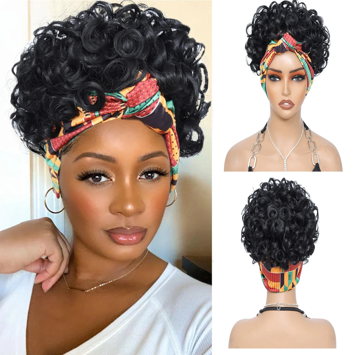 Short Curly Synthetic Wig
