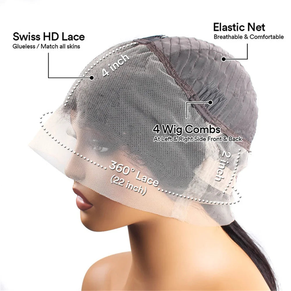 30" Body Wave 360 Lace Wig