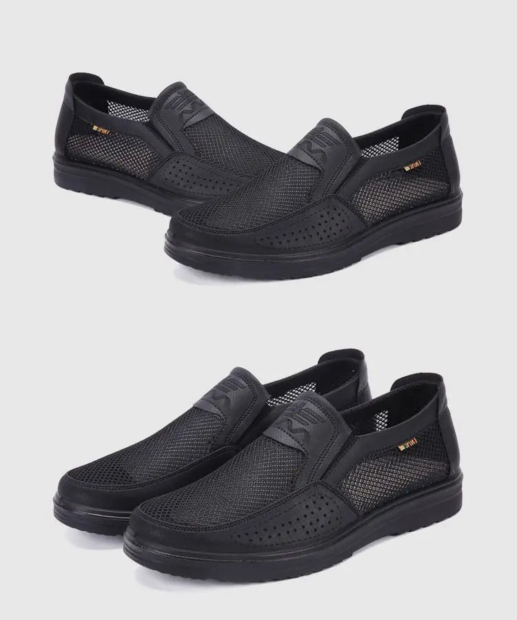 Zapatillas casuales de verano 2025 para hombre, de malla transpirable con suela gruesa, asequibles y con envío gratis