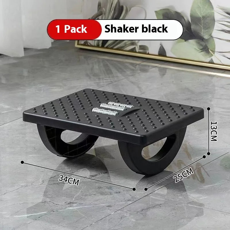 Reposapiés portátil para debajo del escritorio, reposapiés ergonómico con rodillos de masaje para la oficina en casa. Envío rápido.