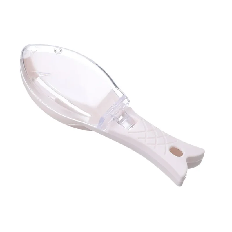 Ralladores de Escamas de Pescado Raspador Herramienta de Limpieza de Pescado Dispositivo para Raspar Escamas con Tapa Herramienta de Cocina para Cocinar Pescado Herramientas de Cocina
