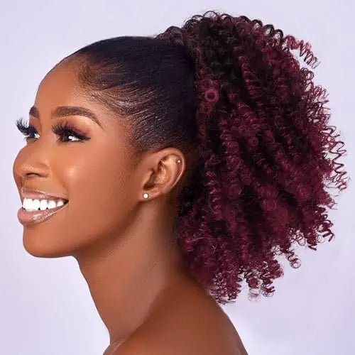Afro Puff snøring hestehale