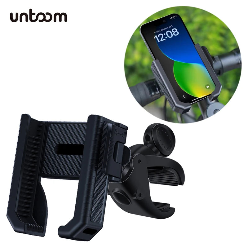Support de téléphone portable pour vélo et moto, clip de fixation pour guidon, support GPS antichoc pour téléphones de 4,5 à 7 pouces