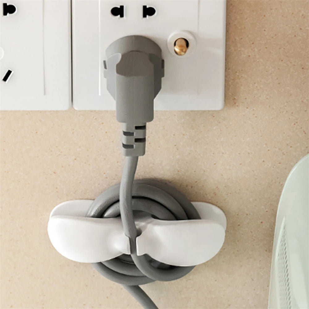 Organizador de Cables Enrollador Envoltorio de Cable de Cocina Clip Sujetacables para Freidora de Aire Cafetera Soporte Fijador de Línea de Datos