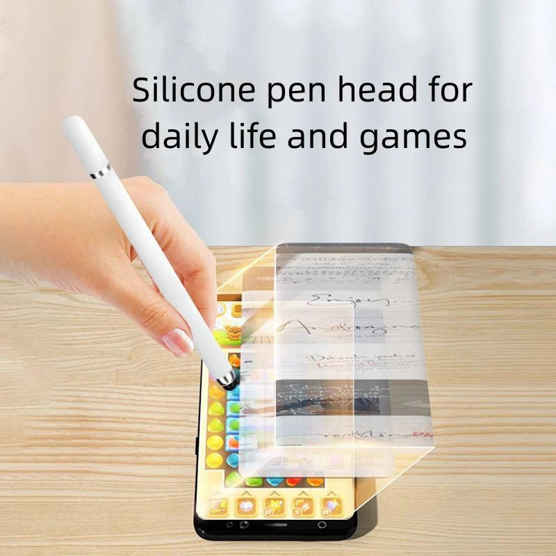 Lápiz óptico dos en uno con lápiz táctil para accesorios de celular, lápiz táctil electrostático para iPad, lápiz óptico para pantalla táctil de teléfono