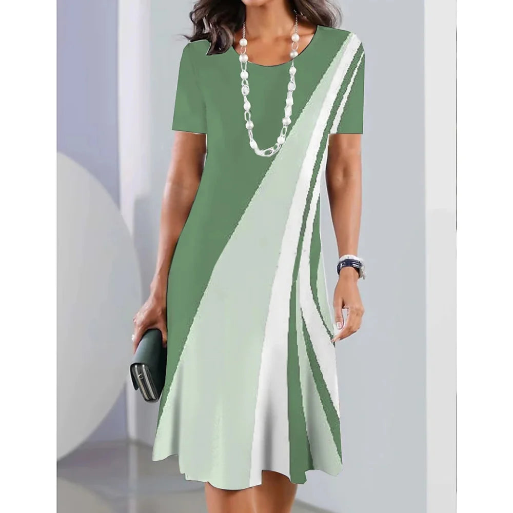 Vestido Elegante de Verano para Mujer – Tejido Suave y Fluido