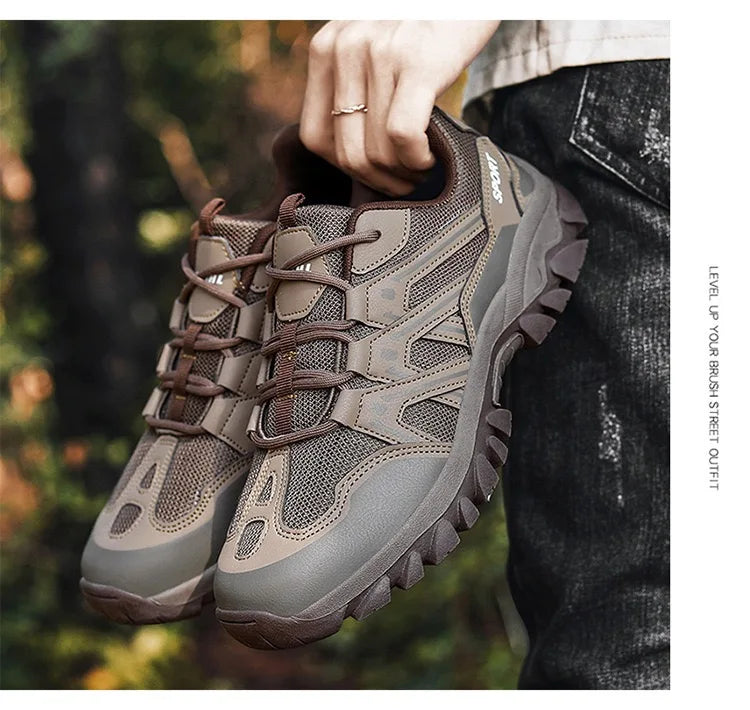 Zapatillas de Senderismo para Mujer y Hombre, Zapatos de Trekking al Aire Libre, Botas de Escalada, Acampada, Antideslizantes, Impermeables, para Caminar, Correr y Entrenar