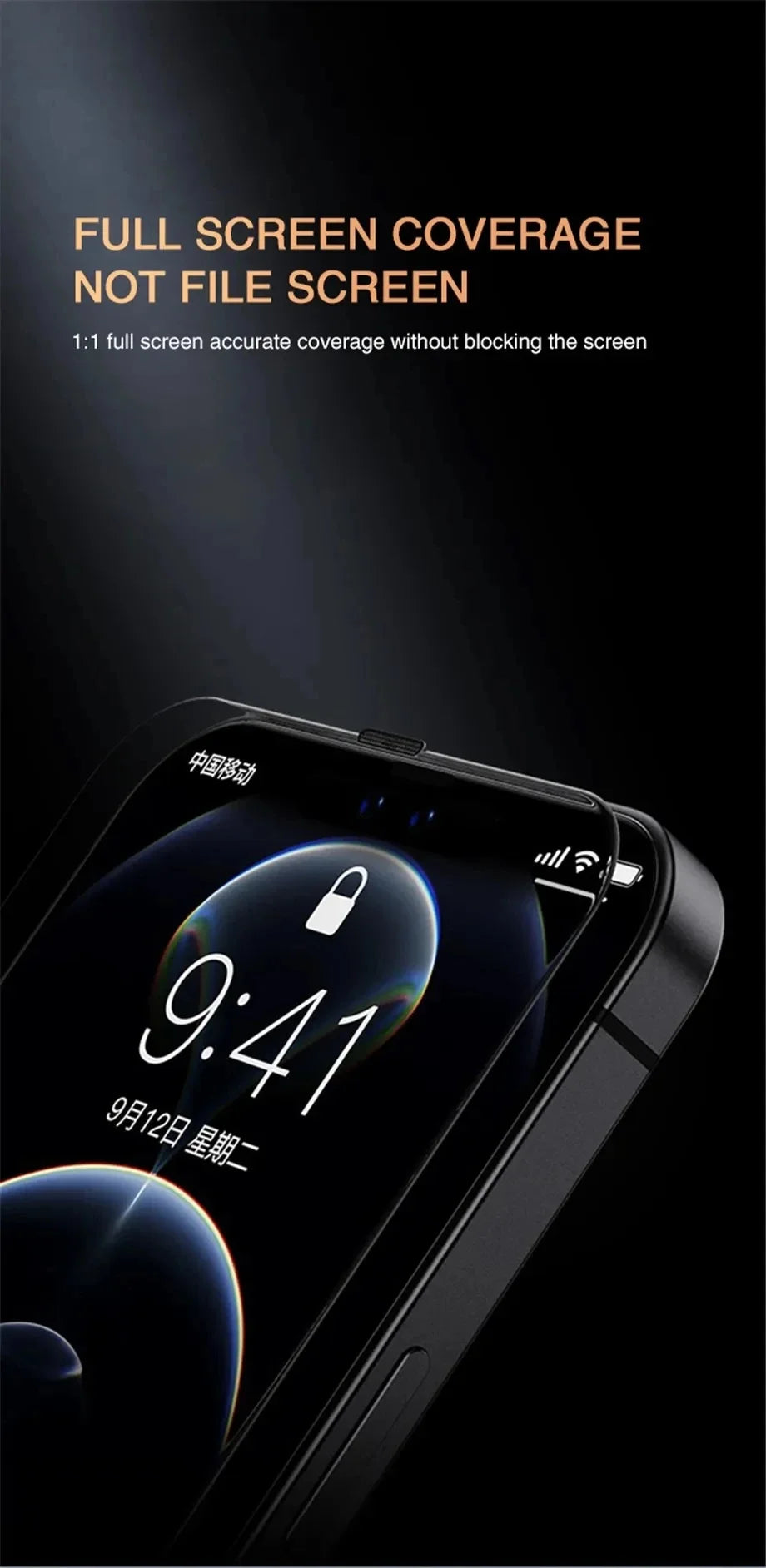 Lot de 1 à 2 films de protection d'écran de confidentialité pour iPhone 16, 15, 13, 11, 14Pro Max, verre trempé anti-espion pour iPhone X, XS Max, XR