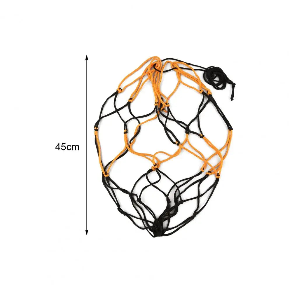 Bolsa de red para balones Práctica bolsa de malla para transportar balones con cordón de ajuste de polipropileno, equipo deportivo para balones de fútbol